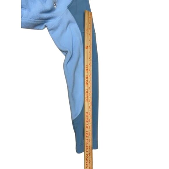 "THE NORTH FACE" 2 Tone Blue Fleece Women's Zip Fleece SZ S INSIDE LINER SNAPS - Picture 7 of 16